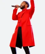 The Voice John Legend Red Coat Front Image 1