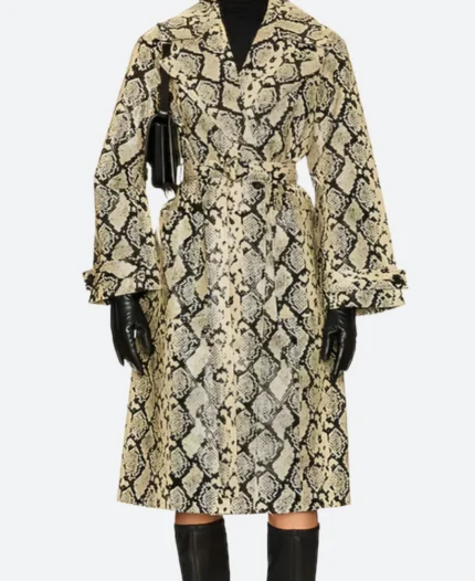 The Young and the Restless Tessa Porter Snakeskin Coat Front Image