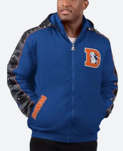 Thursday Night Gridiron Denver Broncos Hooded Jacket Front Imafge