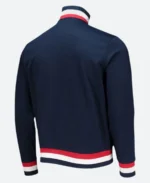 USA Olympic Blue Track Jacket Back Image