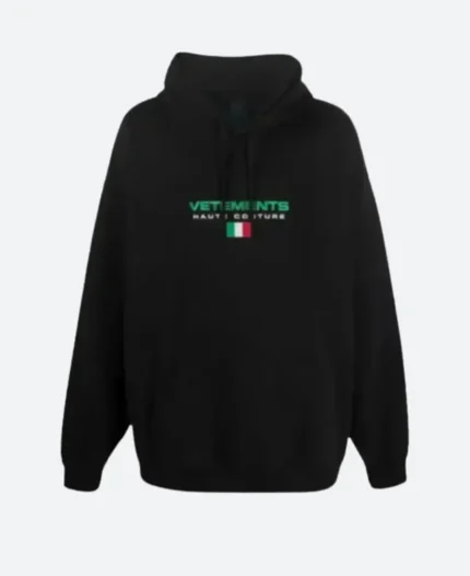 Vetements Logo Print Hoodie