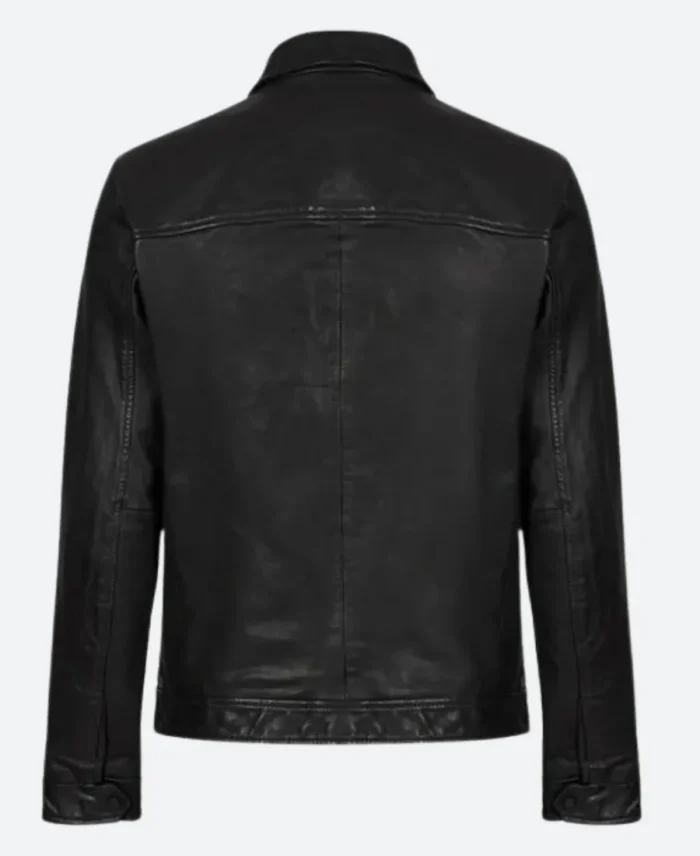 Virgin River S06 Dan Brady Leather Jacket Back Image