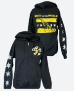 WWE CM Punk GTS Zipper Hoodie Front & Back Image