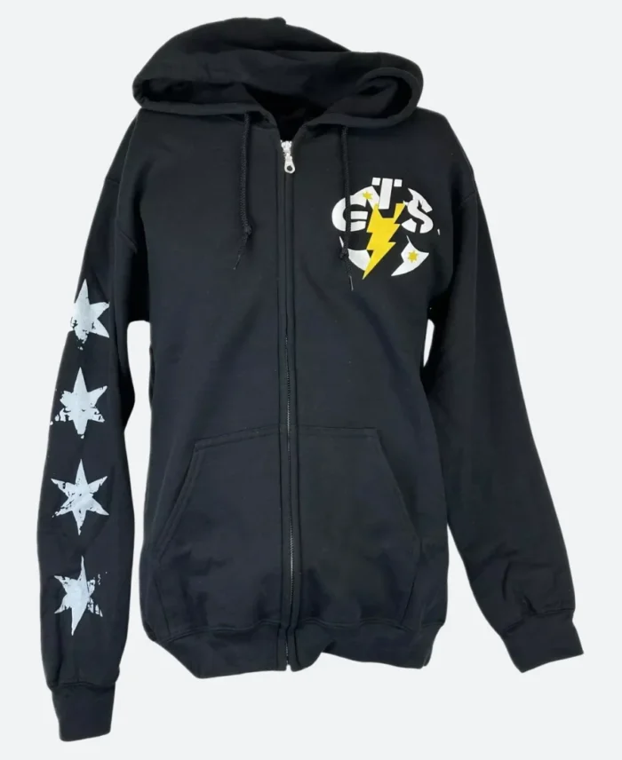 WWE CM Punk GTS Zipper Hoodie Front Image