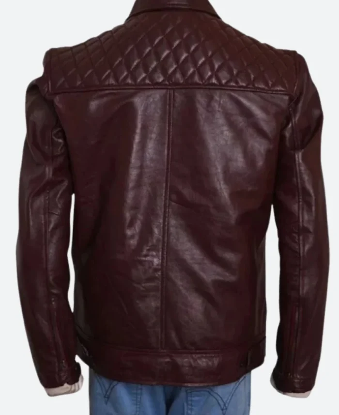 WWE Superstar Edge Leather Jacket Back image