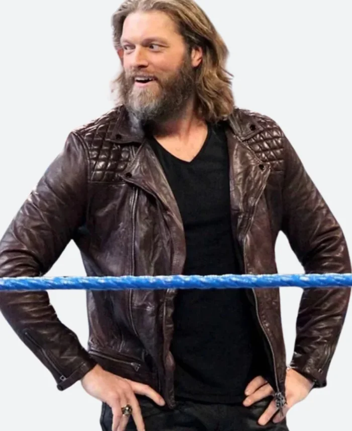 WWE Superstar Edge Leather Jacket Celebrety Imafge