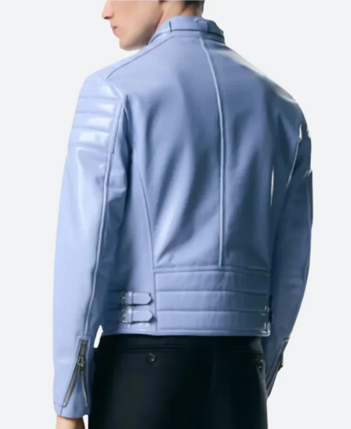 iHeartRadio Ludacris Biker Leather Jacket Back Image
