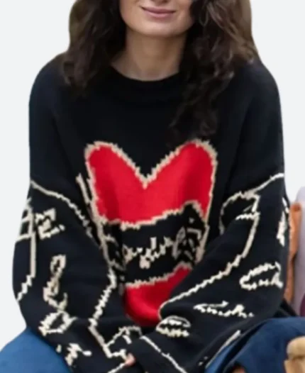 Bad Sisters S02 Eve Hewson Love Heart Sweater