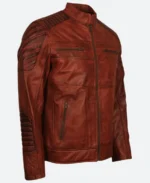 Batman Scarecrow Leather Jacket Right Side Image