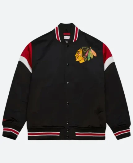 Chicago Blackhawks Varsity Jacket Front Image