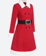 Christmas Double Breasted Belted Coat