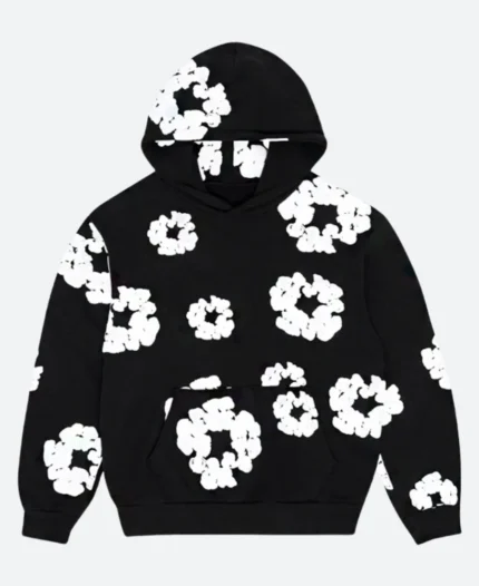 Denim Tears Hoodie Black Front Image