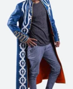 Devil May Cry 5 Vergil Blue Leather Coat 3