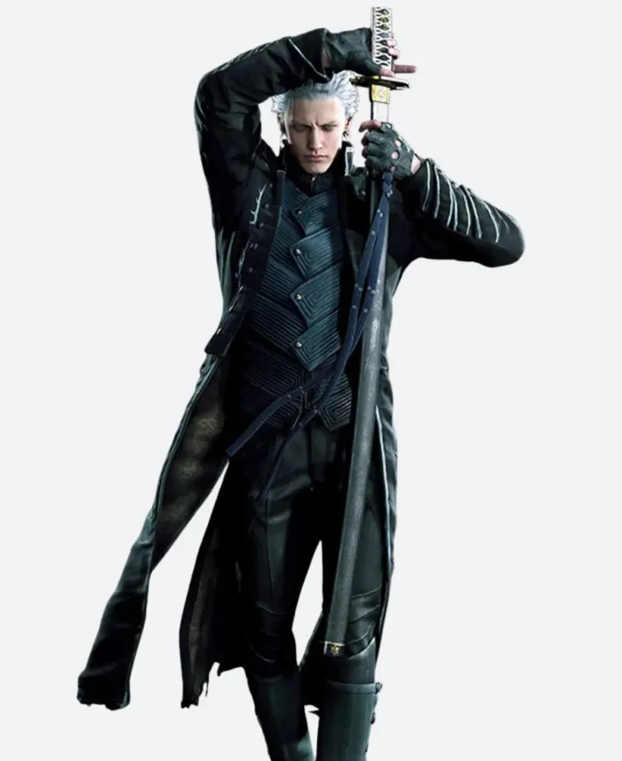 Devil May Cry 5 Vergil Leather Coat 5