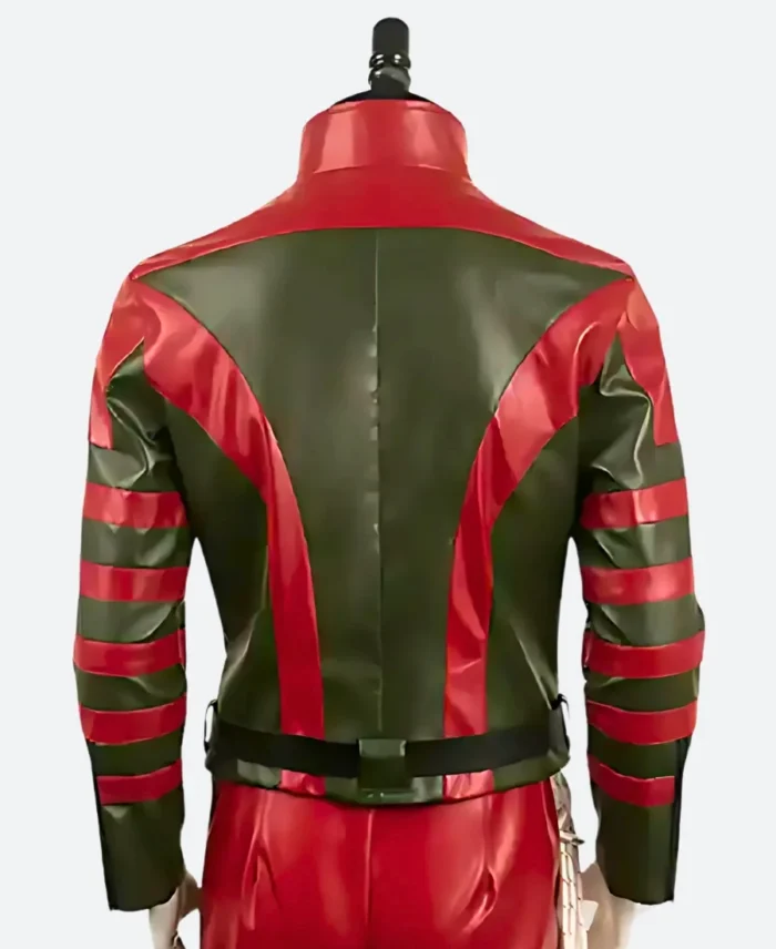 Red One Callum Drift Leather Jacket - Image 3