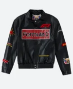 F1 X Jeff Hamilton Racing Leather Jacket Front Image