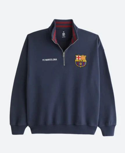 FC Barcelona Graphic Half-Zip Sweatshirt