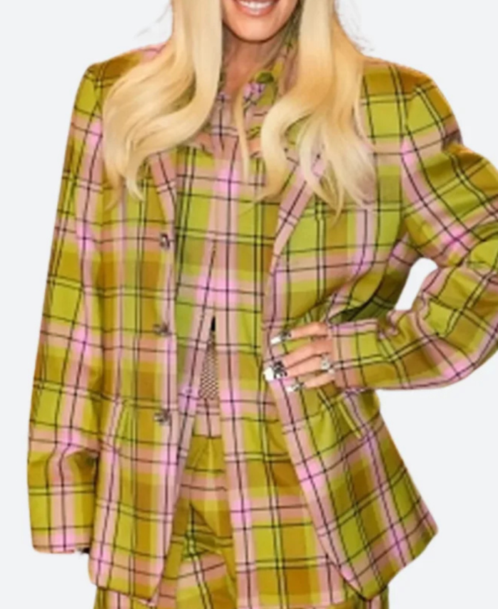 Gwen Stefani The Voice S26 Plaid Suit Front Image