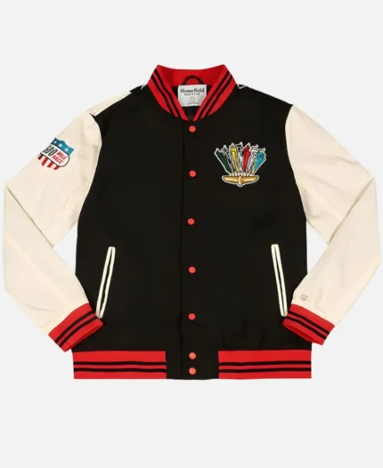 IMS Indianapolis Motor Speedway 500 Varsity Jacket Front Image