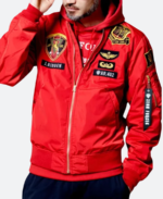 J.Ridden X Alpha Industries Ma-1 Bomber Jacket Full Image