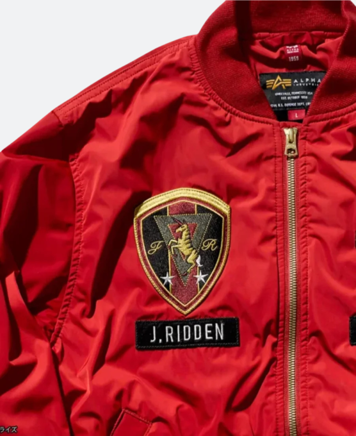 J.Ridden X Alpha Industries Ma-1 Bomber Jacket Zoom Image