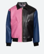 Justin Bieber Leather Tricolor Leather Jacket