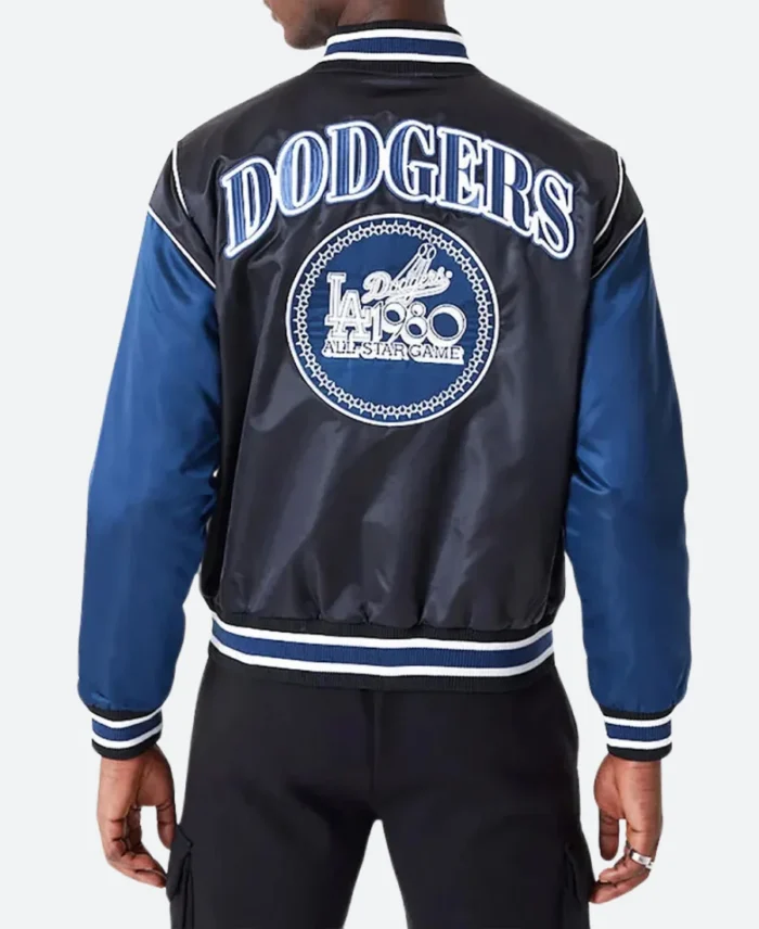 LA Dodgers New Era Satin Jacket 2