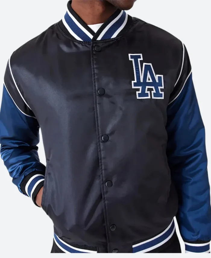 LA Dodgers New Era Satin Jacket