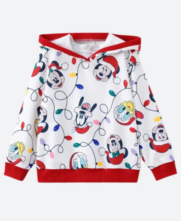 Mickey Mouse Christmas Hoodie Front Image