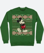 Mickey Mouse Snowflake Christmas Sweatshirt Front Image