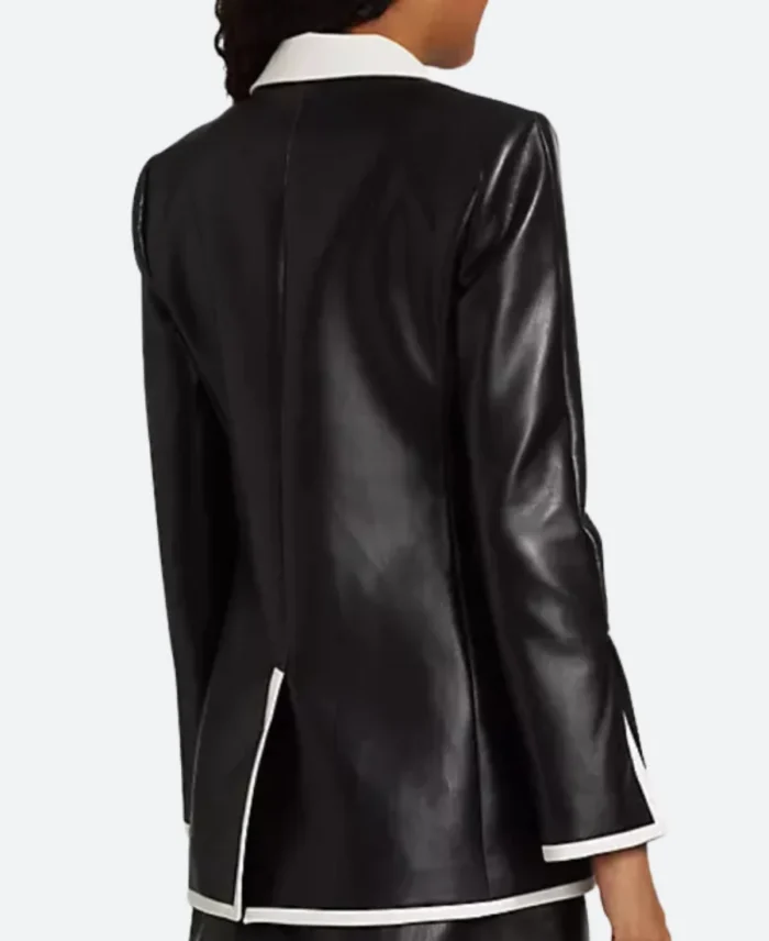 Only Murders In The Building S04 Bev Melon Leather Blazer Back Image