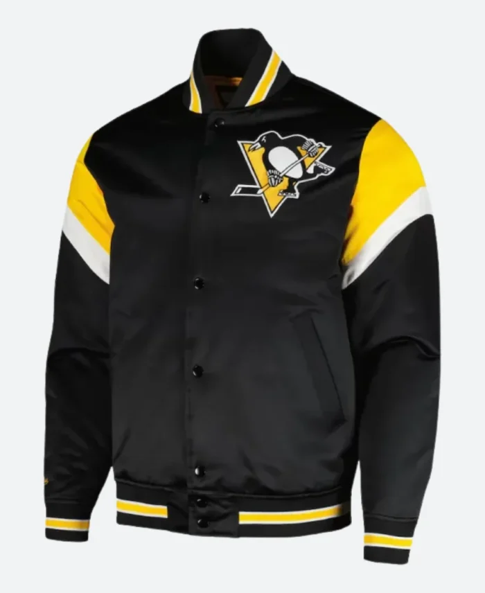 Pittsburgh Penguins Heavyweight Varsity Jacket Front Image