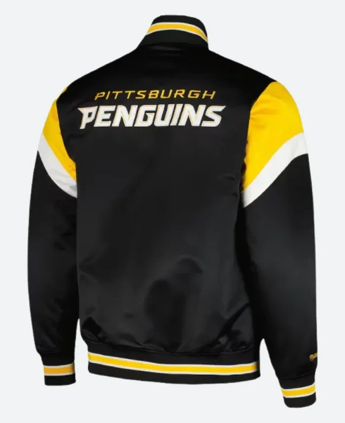 Pittsburgh Penguins Heavyweight Varsity Jacket back image