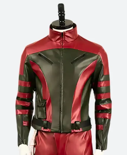 Red One Callum Drift Leather Jacket