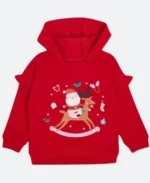 Santa Claus Christmas Hoodie Front Image