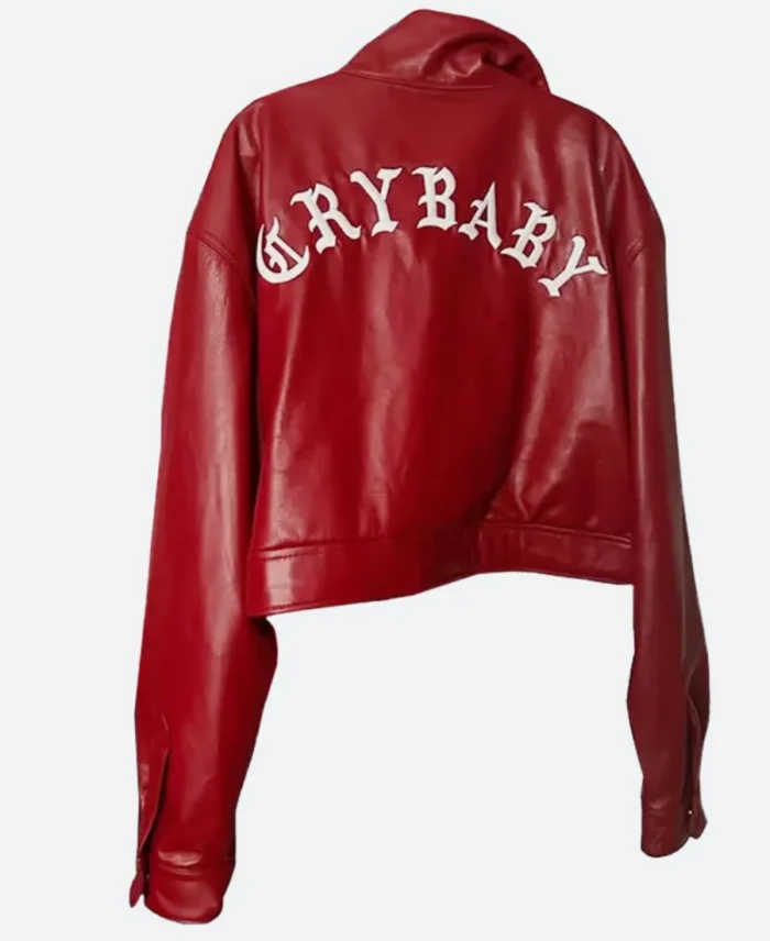 Solana Imani Super Bowl Halftime Leather Jacket Back image
