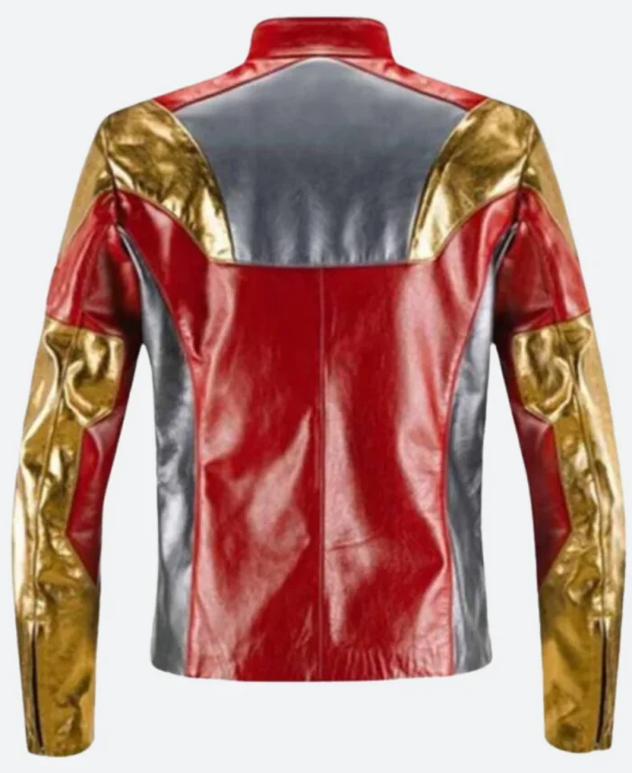 Spider Man Homecoming Iron Man Leather Jacket 1