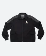 Star Trek Luc Picard Leather Jacket Front Image