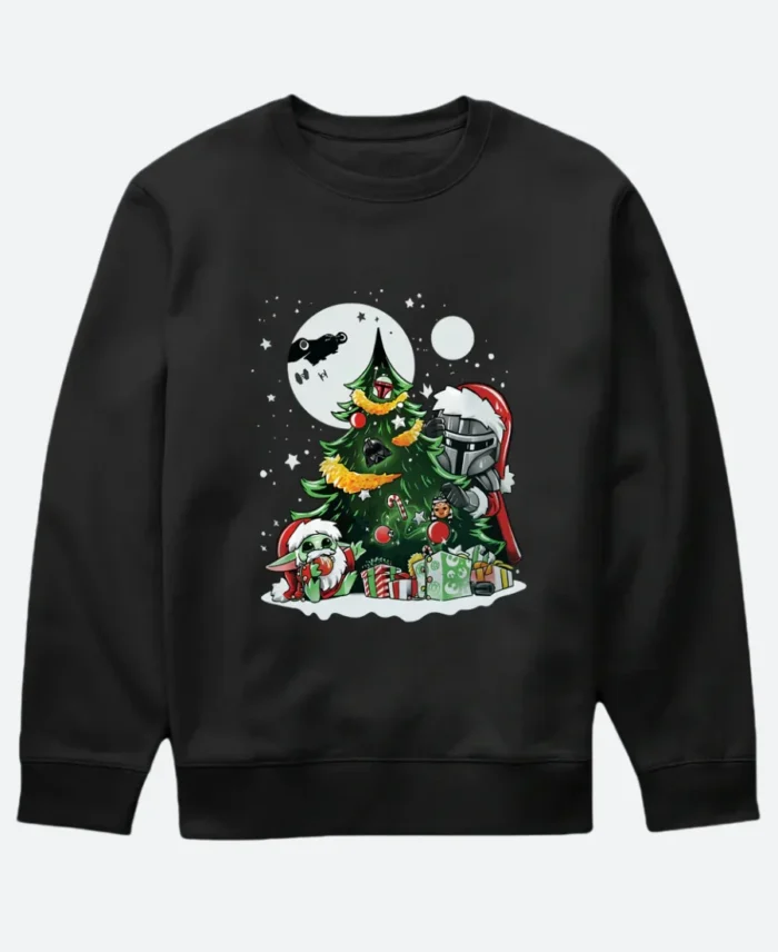 Star Wars Christmas Tree Sweatshirt Front Image