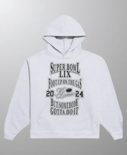 Super Bowl LIX Kendrick Lamar Hoodie Front Image