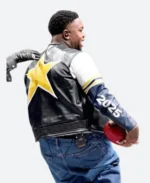 Super Bowl LIX Mustard Real Leather Jacket