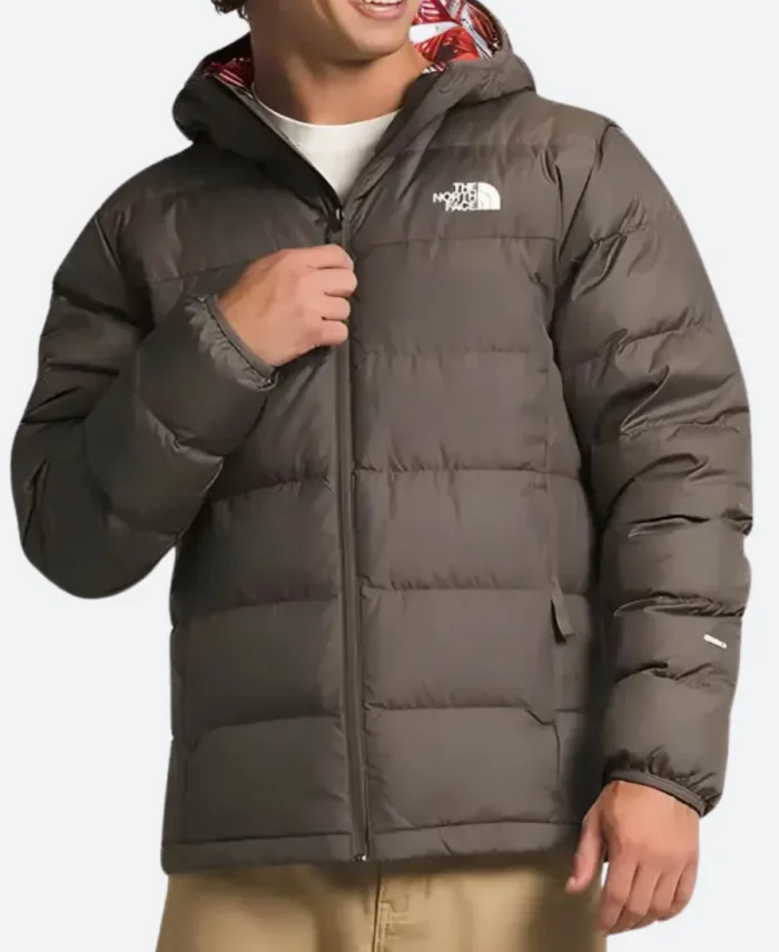 The North Face X Roxborough Luxe Puffer Jacket Brown Front Image