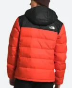 The North Face X Roxborough Luxe Puffer Jacket Red Back Image