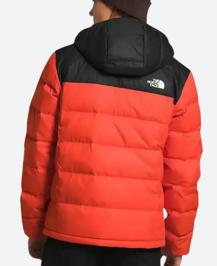 The North Face X Roxborough Luxe Puffer Jacket Red Back Image