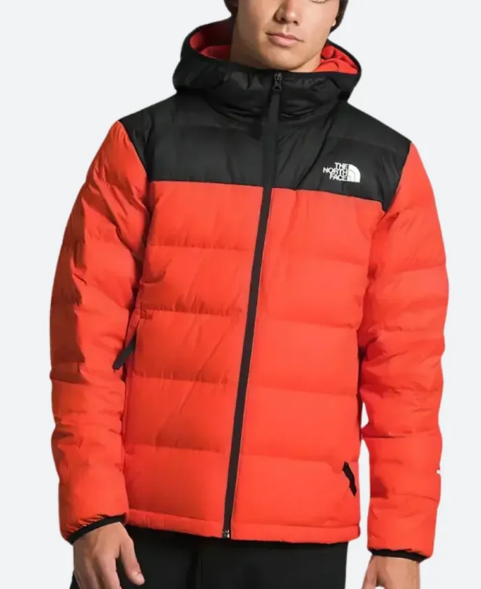 The North Face X Roxborough Luxe Puffer Jacket Red Front Image
