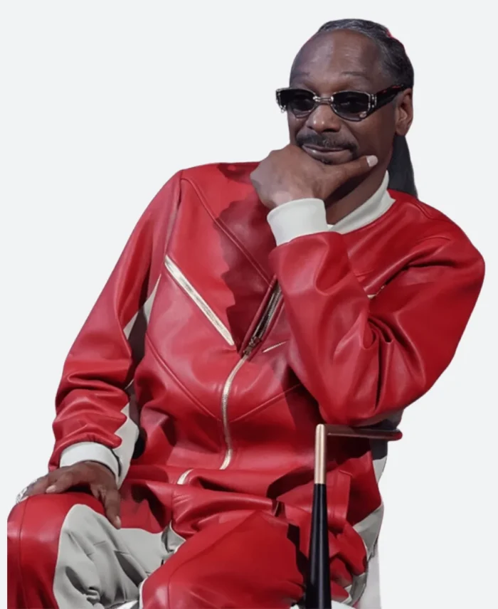 The Voice S26 Snoop Dogg Leather Tracksuit Front Image