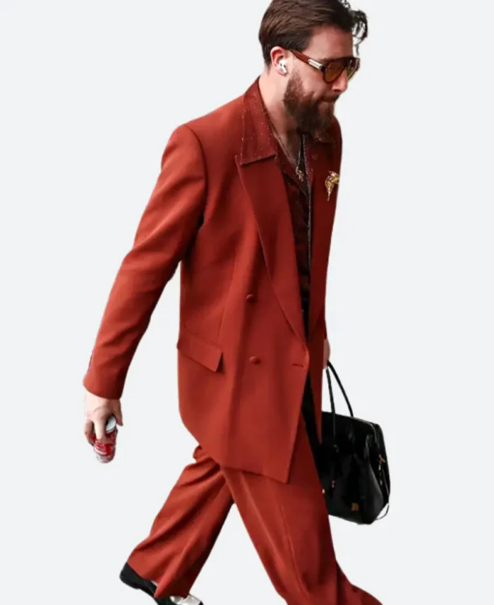 Travis Kelce Super Bowl Suit