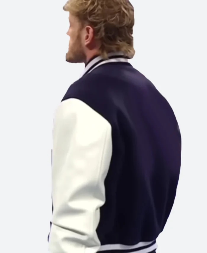 WWE Smackdown Logan Paul Varsity Jacket Back Image