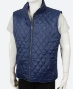 Yellowstone John Dutton Blue Quilted Vest 5