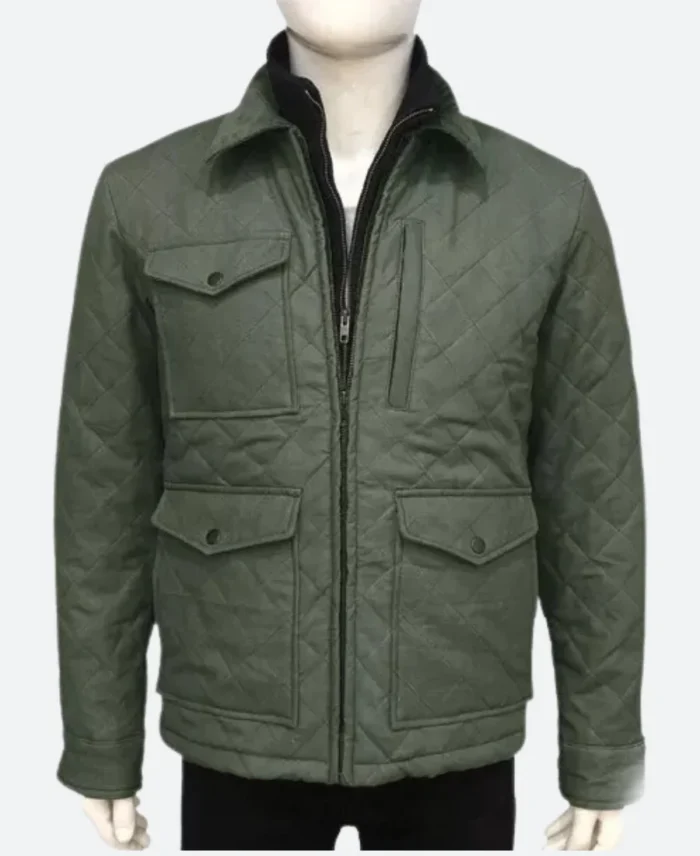 Yellowstone John Dutton Green Quilted Jacket